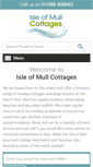 Mobile Screenshot of isleofmullcottages.com